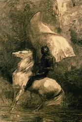 En riddare, ca 1885