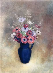 Anemoner i en kanna, 1910-15
