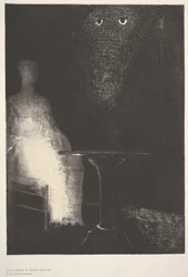 Nedan såg jag de ångformade konturerna av en mänsklig form, 1896.