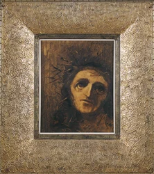 Kristus (kol och svart krita på papper)