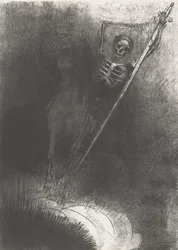 Döden på en häst, 1899 (tryck)