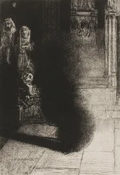 Frontispice för Les Flambeaux noirs av Emile Verhaeren