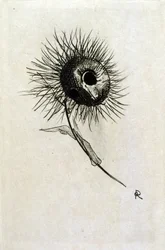 Illustration till Les Fleurs du mal av Baudelaire, 1891