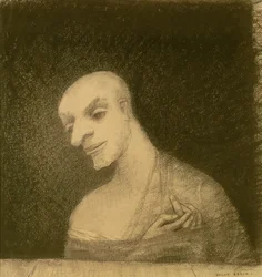Imaginary Figure, ca 1881 (krita och kol på papper)