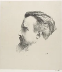 Porträtt av målaren Maurice Denis