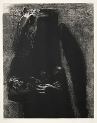 The Temptation of Saint Anthony First Series: It Is the Devil, Bearing Beneath His Two Wings, 1888.
