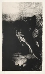 The Temptation of Saint Anthony First Series: The Chimera with Green Eyes Turns, Bays, 1888.