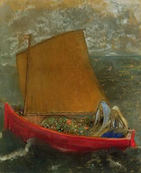 The Yellow Sail, ca 1905 (pastell på papper)