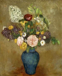 Vas med blommor; Vas med blommor,