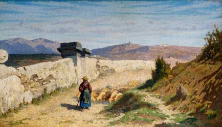 The Pecoraia (herdinna) (olja på duk)