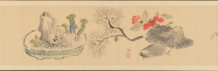 Brev som omsluter blommor, 1831.