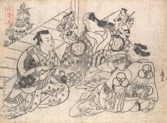 Scen ur ett drama, 1710-13., 1710-13.
