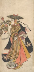 A c and r Sanogawa Ichimatsu 1722-1763 En skola r Te-san fiske Tanabata Fes Chival, va? . . . , mygga. 1730.