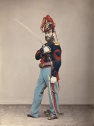 Lätt artilleri, Sergeant Major, 1866.