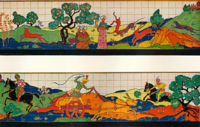 British Empire Exhibition Decoration for Restaurant Exterior, c1924.