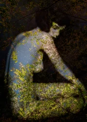 Naken mot, 2021 (digital mixed media)