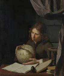 En ung astronom. Omkring 1685