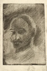 Porträtt av målaren Henrik Schouboe