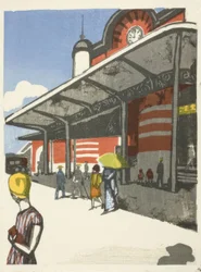 Tokyo Station, från serien "Minnen från Tokyo (Tokyo kaiko zue)