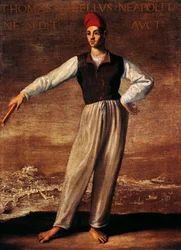 Porträtt av Tommaso Aniello d