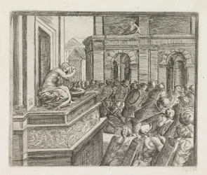 David spejar Batseba Målningar i Raphaels Loggia (serietitel)