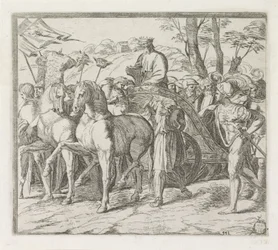 David återvänder till Jerusalem i triumf Målningar i Raphaels Loggia (serietitel)