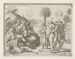 Joseph berättar sina drömmar för sina bröder Målningar i Raphaels Loggia (serietitel)