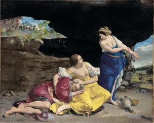 Lot och hans döttrar, ca 1628 (olja på duk)