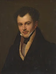 Porträtt av Mikhail Matveevich Cherkasov, ca. 1827
