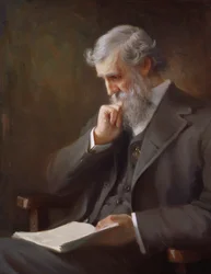 John Muir, ca. 1917 från ett fotografi från 1909.