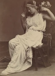 Flora som överväger fåfänga, 1860.