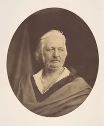 Studie av ett huvud, 1857.