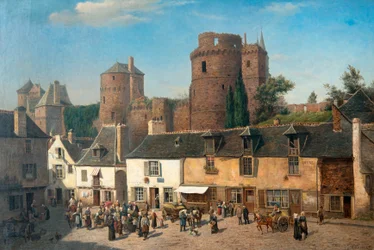 Marknadsplats i Vitré