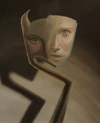 Divided Soul, 2023 (olja på linne)