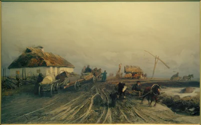 O. Hoffmann, tidig vår i Estland