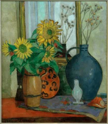 Solrosor med Matisse-skål