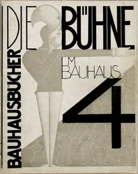 Omslagsdesign Scenen i Bauhaus Scenen i Bauhaus, 1925.