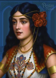 Elegant persisk skönhet