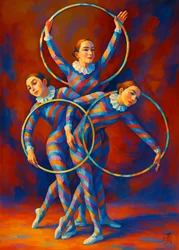 Harlekin-ringdansare