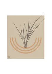 Minimalistisk botanisk båge