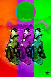Pop Art-geishatrion
