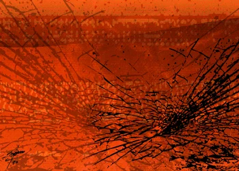 Shattered Orange – abstrakt