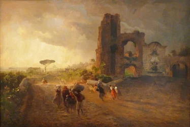 Franska: Paysage romain Roman Landscape