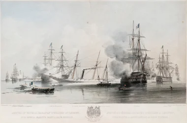 General Baraguay DHilliers ankomst till Grengam, 1854