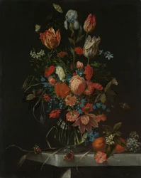 Stilleben med blommor