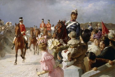 Kungen kommer, 1898