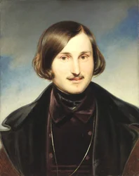 Porträtt av Nikolai Gogol