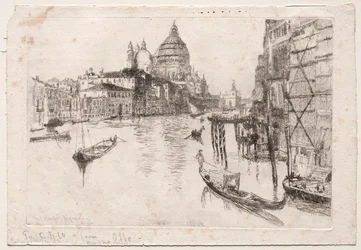 Ingången till Canal Grande, 1880.