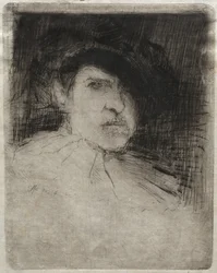 Självporträtt i kostym, 1880.
