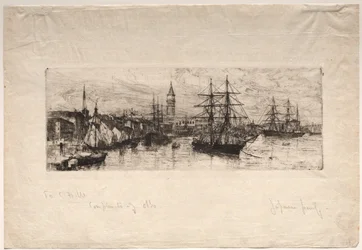 Sjöfarten och hertigpalatset, 1880.